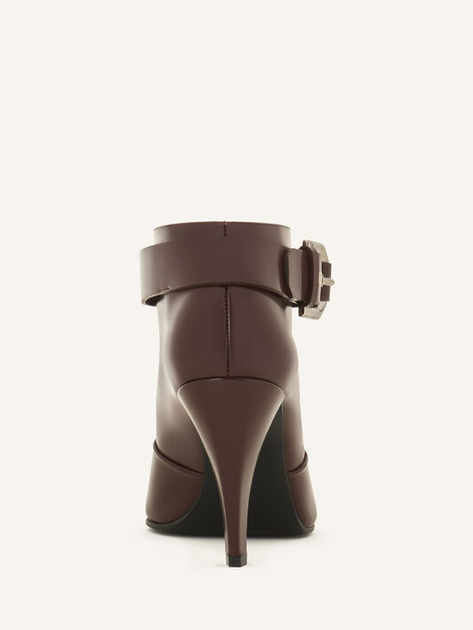 BOOTIE SPAZZO WITH BUCKLE HIGH HEEL Lanvin BOOTIE SPAZZO WITH BUCKLE HIGH HEEL Brown FWBOMI05SPAZH26