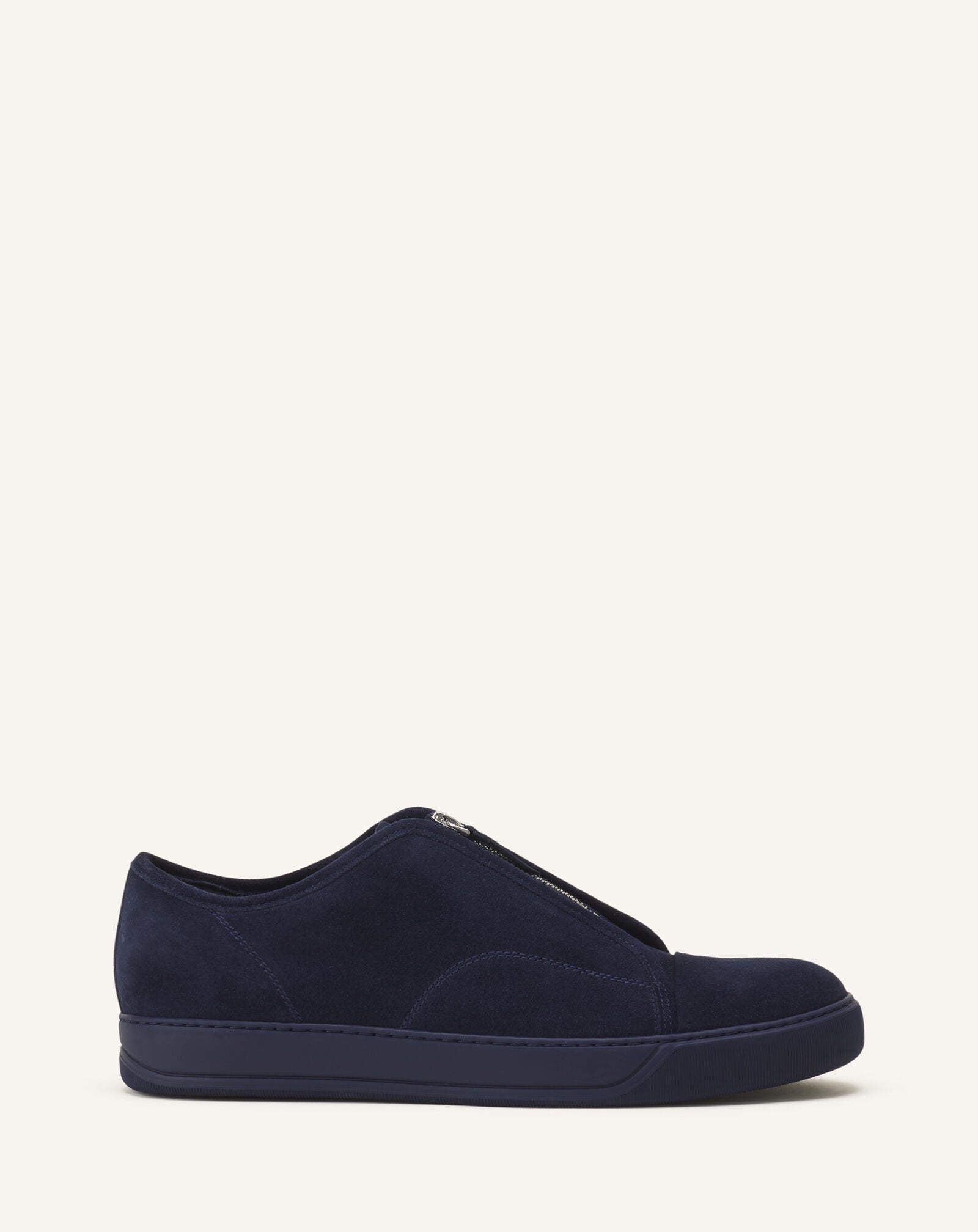 DBB1 ZIP SNEAKERS IN SUEDE Lanvin DBB1 ZIP SNEAKERS IN SUEDE Navy Blue FMSKDBB5ZPSUE26