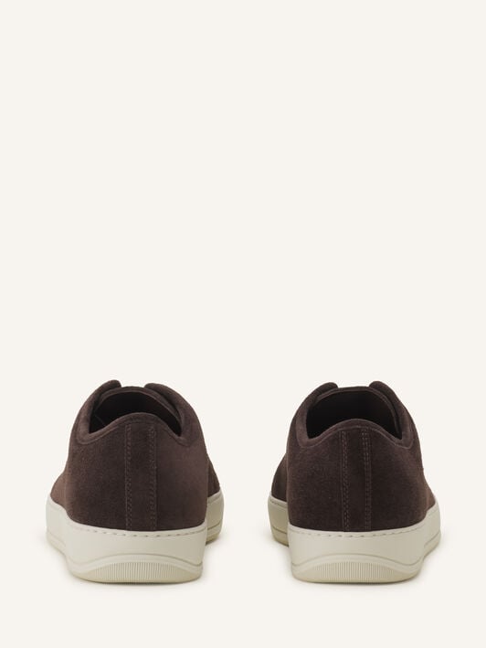 SNEAKERS DBB1 EN CUIR VERNI ET DAIM Lanvin SNEAKERS DBB1 EN CUIR VERNI ET DAIM Marron/Écru FMSKDBB1VBALP15