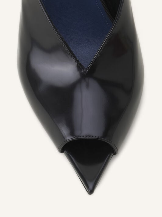 MULE MIDNIGHT STEP AUS LACKLEDER Lanvin MULE MIDNIGHT STEP AUS LACKLEDER Schwarz FWPUGA0DSPAZH25