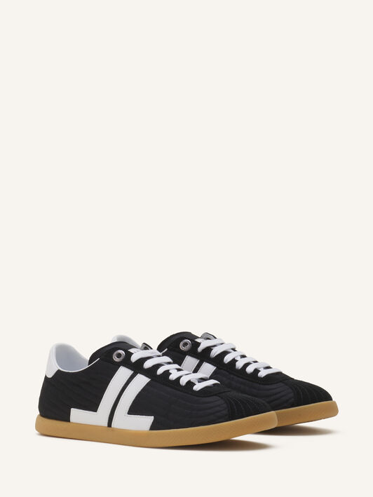 Lanvin SNEAKERS GLEN 2.0 EN NYLON Noir/Blanc FUSKZL01NYSQA26