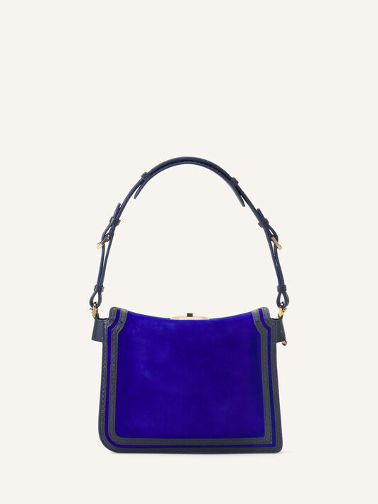 COMPAGNON 20 BAG IN SUEDE Lanvin COMPAGNON 20 BAG IN SUEDE Electric Blue/Dark Blue LWBGLRPMNUAYP26