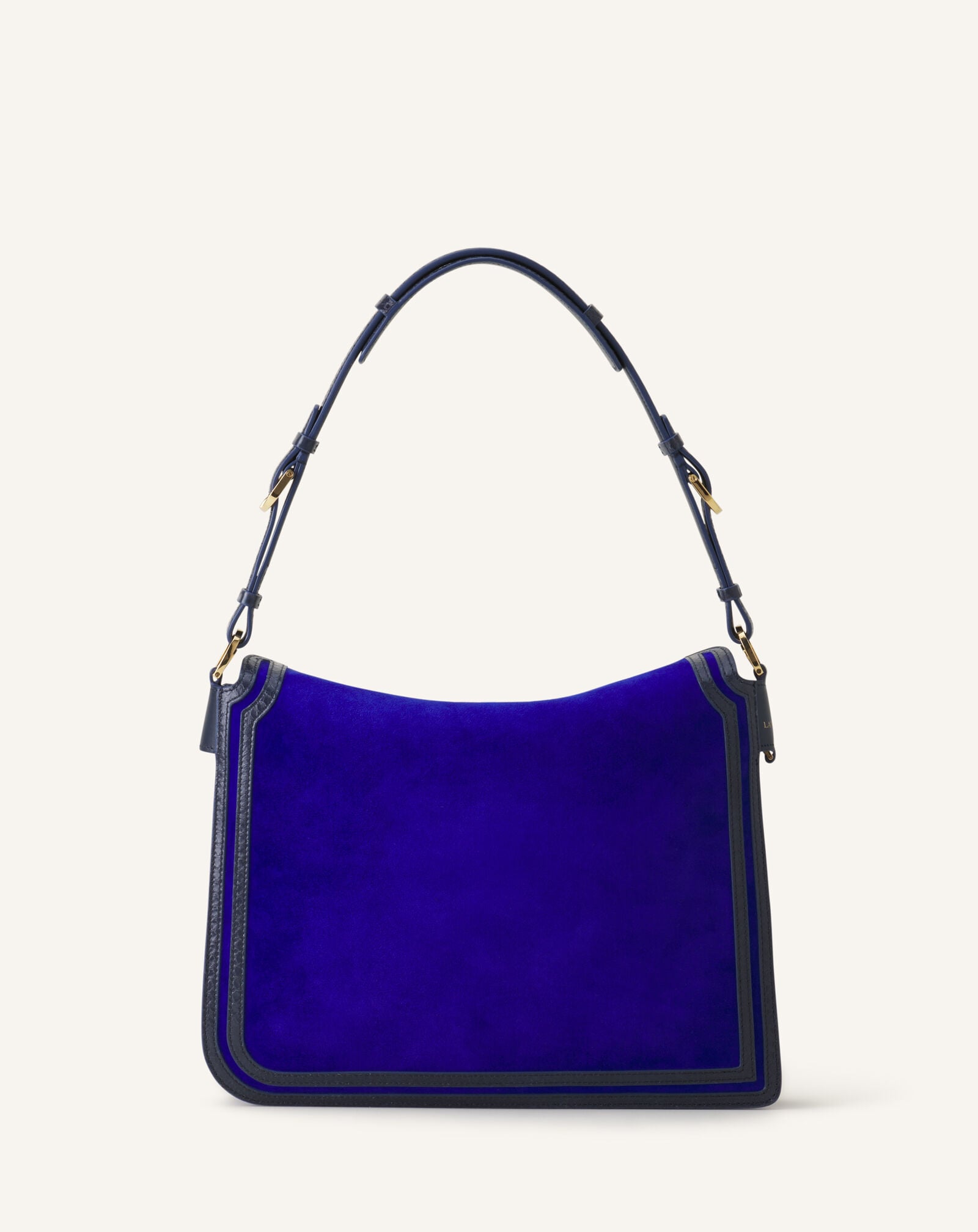 BORSA COMPAGNON IN CAMOSCIO Lanvin BORSA COMPAGNON IN CAMOSCIO Blu Elettrico/Blu Scuro LWBGLRMMNUAYP26