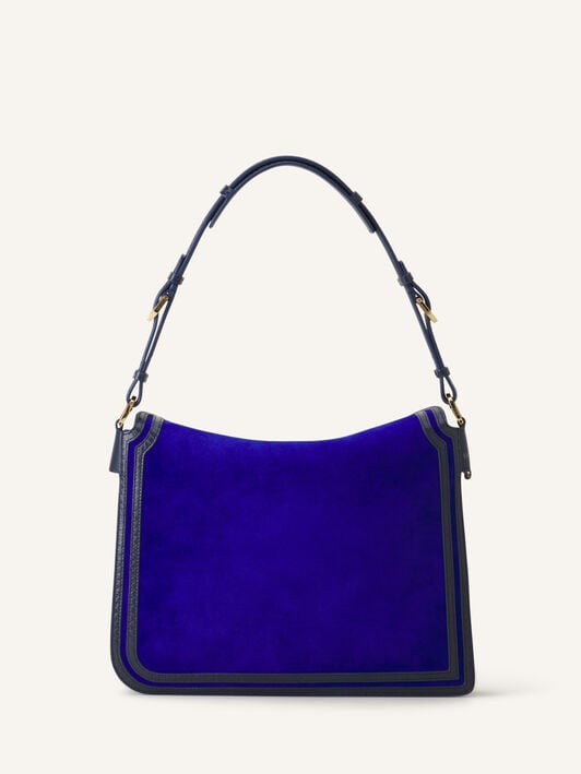 BORSA COMPAGNON IN CAMOSCIO Lanvin BORSA COMPAGNON IN CAMOSCIO Blu Elettrico/Blu Scuro LWBGLRMMNUAYP26