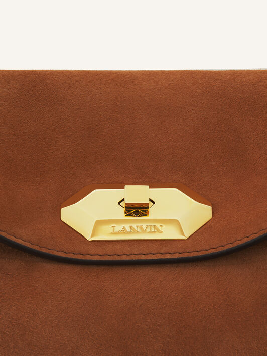 Lanvin SAC COMPAGNON EN DAIM Châtaigne LWBGLRMMNUCAH25