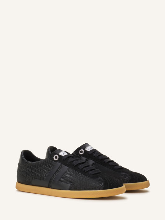 Lanvin GLEN SNEAKER CRUSHED NYLON Black FUSKZL01NYLOH26
