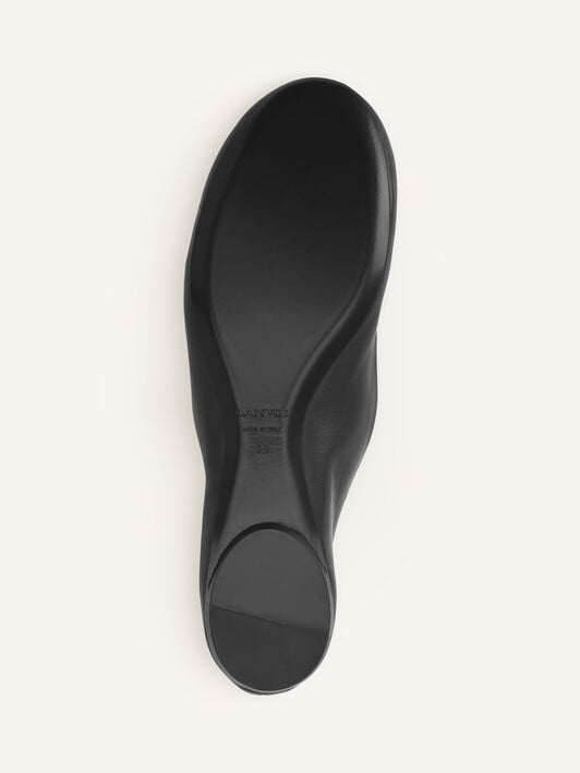DIE BALLERINA AUS LEDER Lanvin DIE BALLERINA AUS LEDER Schwarz FWBAGA0HNAPAH25