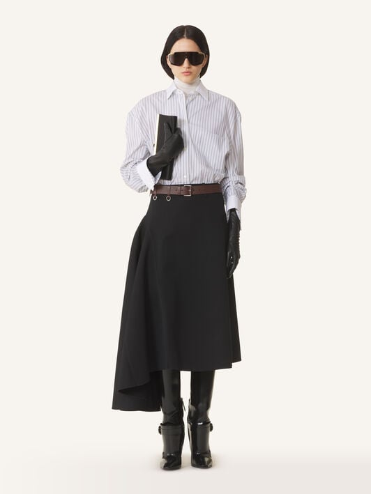 ASYMMETRICAL SKIRT Lanvin ASYMMETRICAL SKIRT Black RWST00514885H26