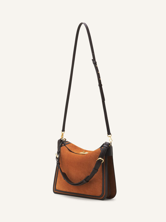 Lanvin SAC COMPAGNON EN DAIM Châtaigne LWBGLRMMNUCAH25