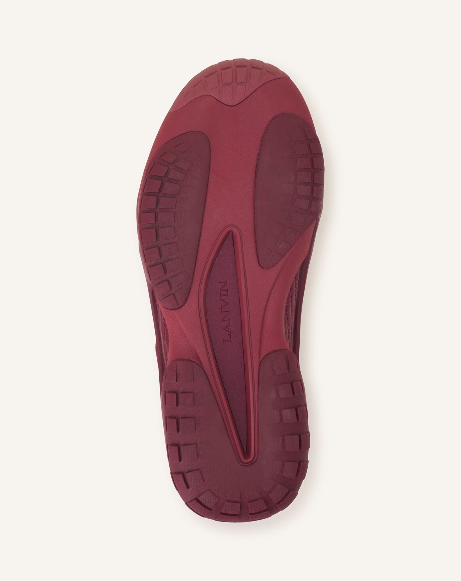 Lanvin SNEAKERS BALLERINES LNV1 EN SCUBA Bordeaux FUSKAK04SCSUH26