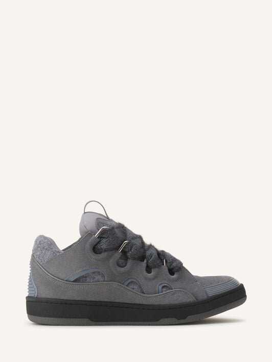 SNEAKER CURB AUS FILZ Lanvin SNEAKER CURB AUS FILZ Anthrazit/Grau FUSKDK12FELTA26