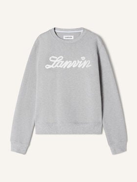 Lanvin FELPA LANVIN RIBBON Grigio Melange RMSS0001F047P26