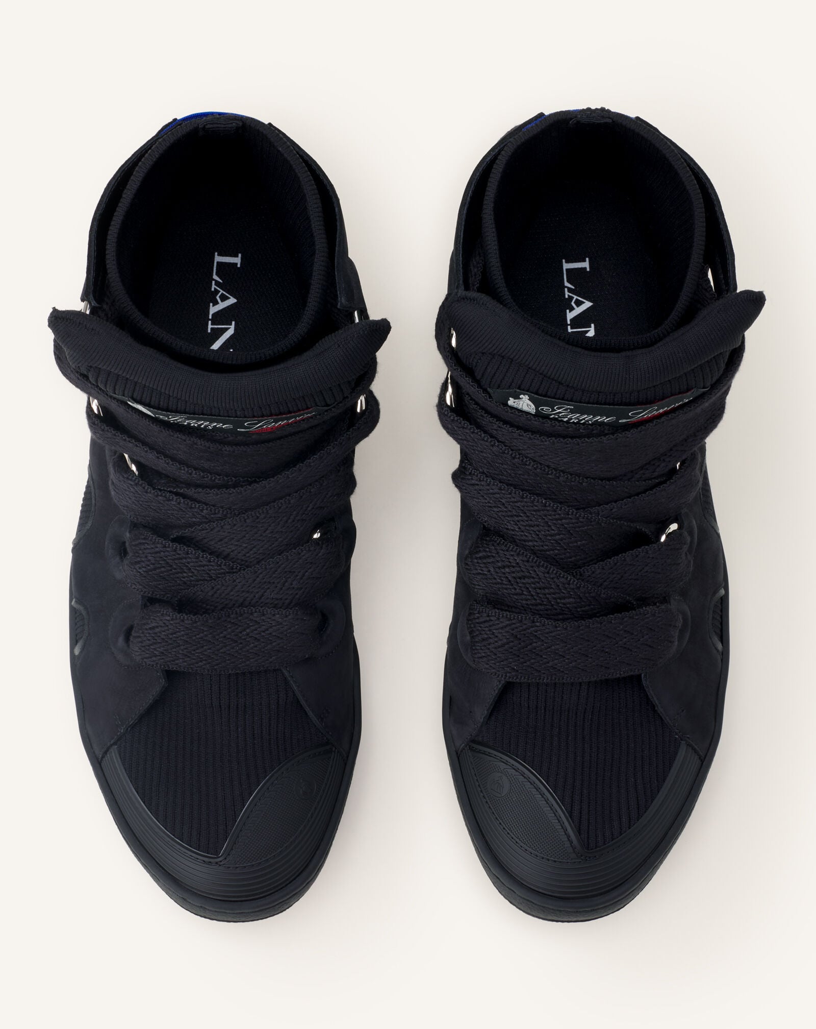 HIGH-TOP-SNEAKER CURB AUS STRICK Lanvin HIGH-TOP-SNEAKER CURB AUS STRICK Schwarz FUSKDK0KKNNAA26