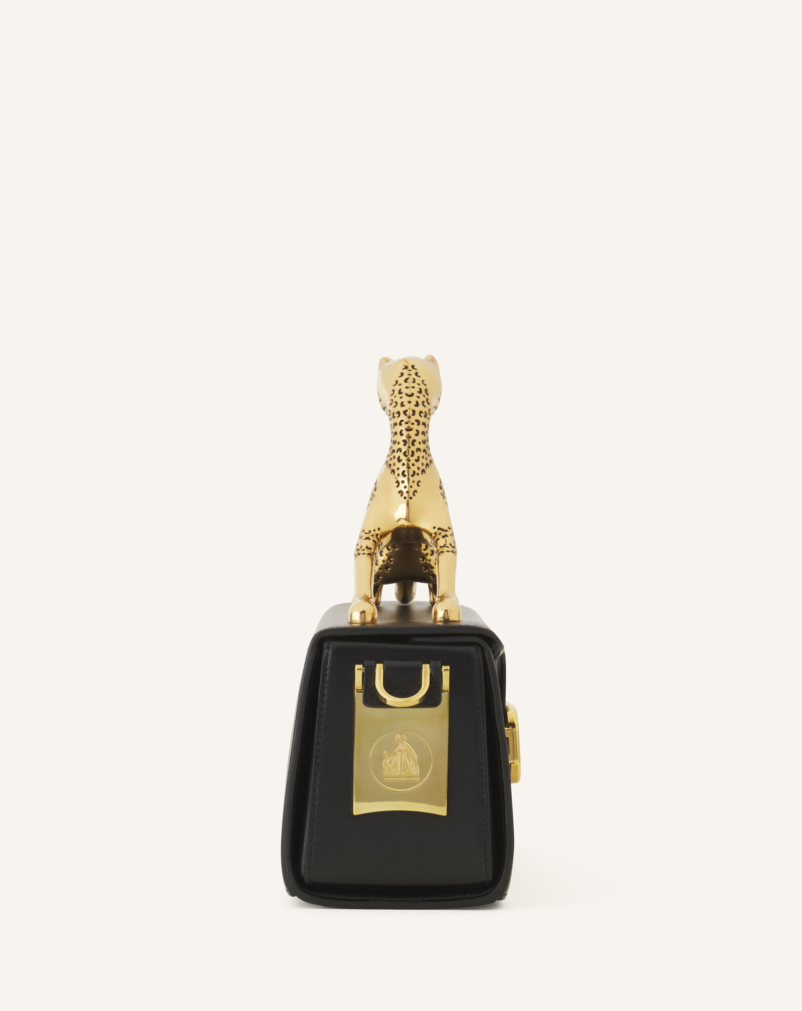 BORSA PENCIL CAT IN PELLE Lanvin BORSA PENCIL CAT IN PELLE Nero LWBGBR05PALME20