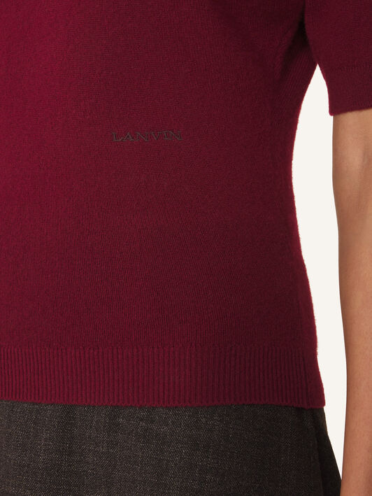 CONTRAST COLLAR POLO Lanvin CONTRAST COLLAR POLO Red Win RWPO0053K113H26
