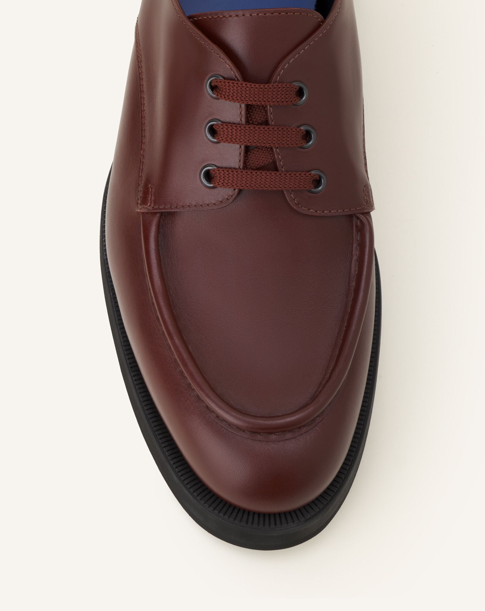 DERBY SHOES IN SOFT LEATHER Lanvin DERBY SHOES IN SOFT LEATHER Brown FMSHGY00VITEA26