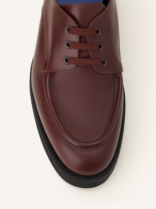 DERBY SHOES IN SOFT LEATHER Lanvin DERBY SHOES IN SOFT LEATHER Brown FMSHGY00VITEA26