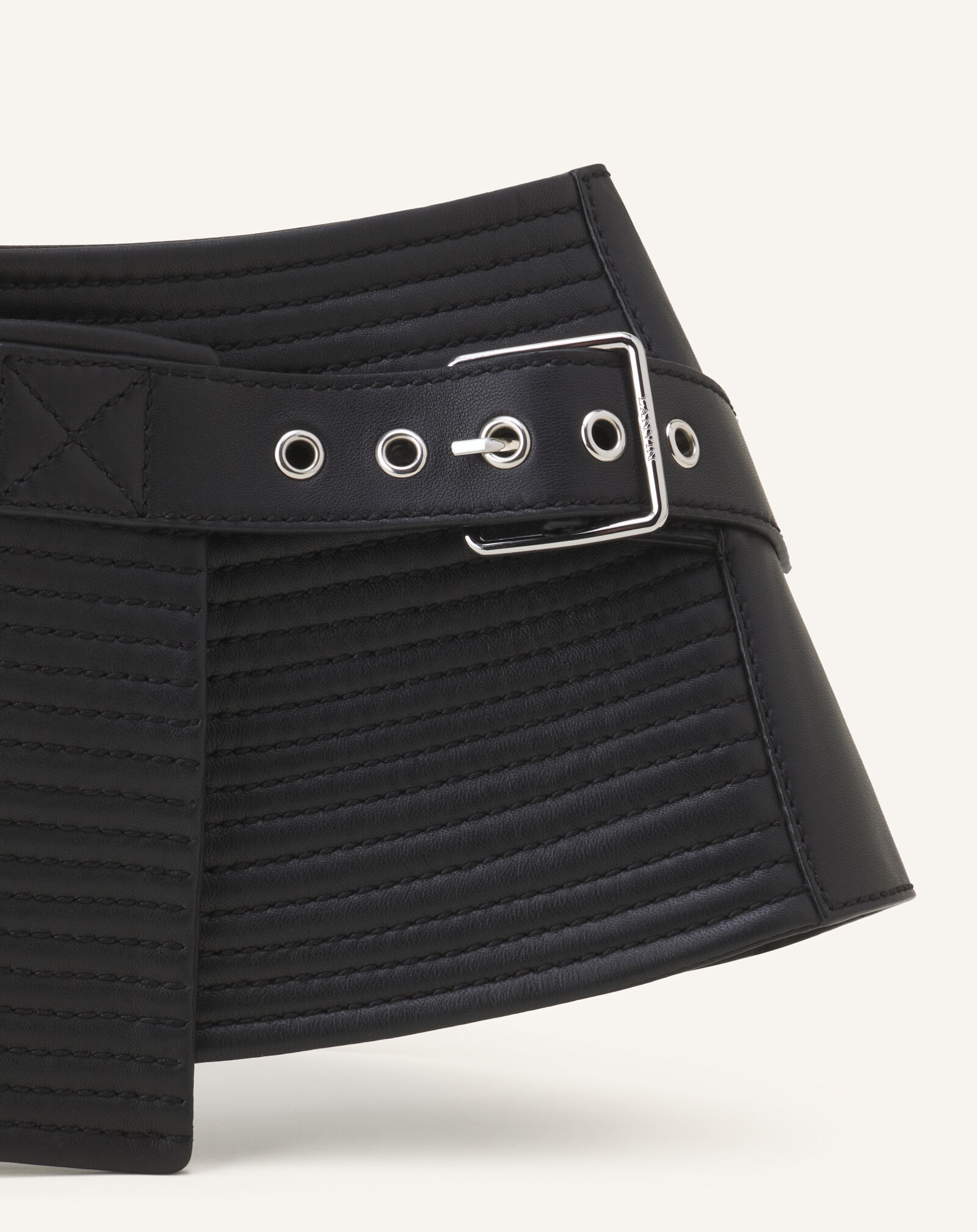 WIDE LEATHER BELT Lanvin WIDE LEATHER BELT Black RWAC0404L068E26