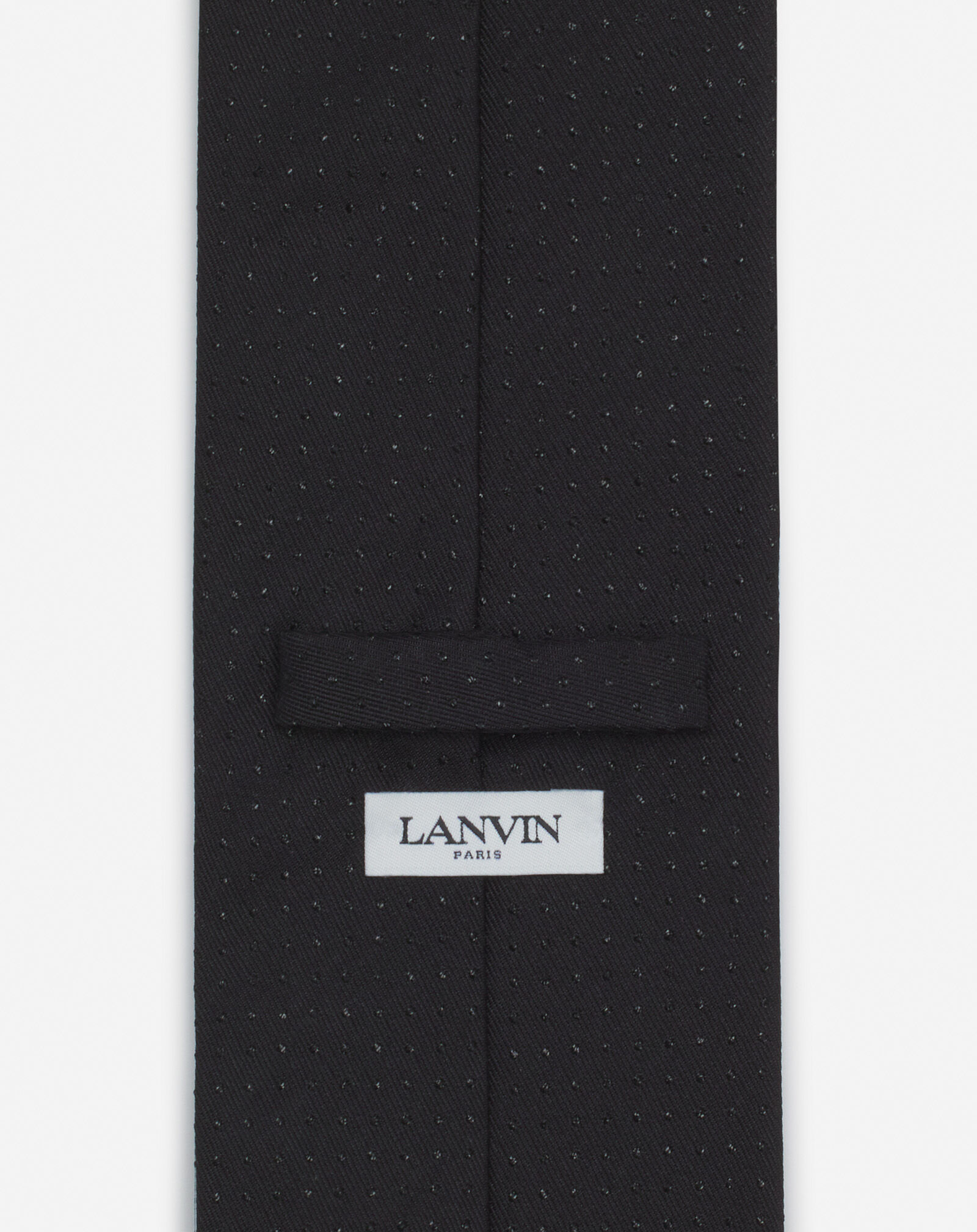 CRAVATTA LANVIN IN RASO BRILLANTE Lanvin CRAVATTA LANVIN IN RASO BRILLANTE Nero AMSALV0ESPARA24