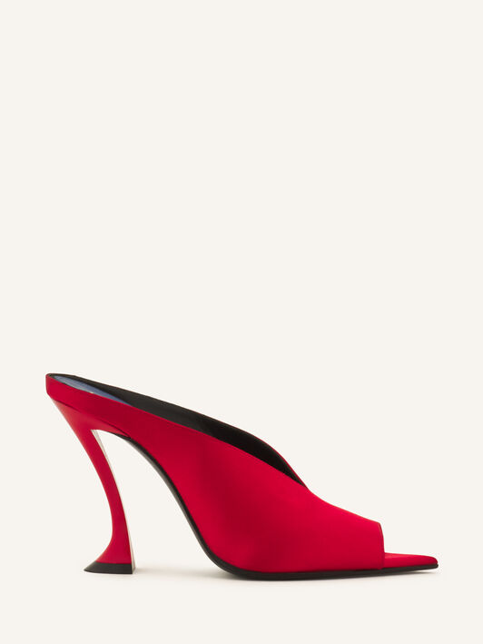 MULES MIDNIGHT STEP AUS SATIN Lanvin MULES MIDNIGHT STEP AUS SATIN Rot FWPUGA0DSATIH25