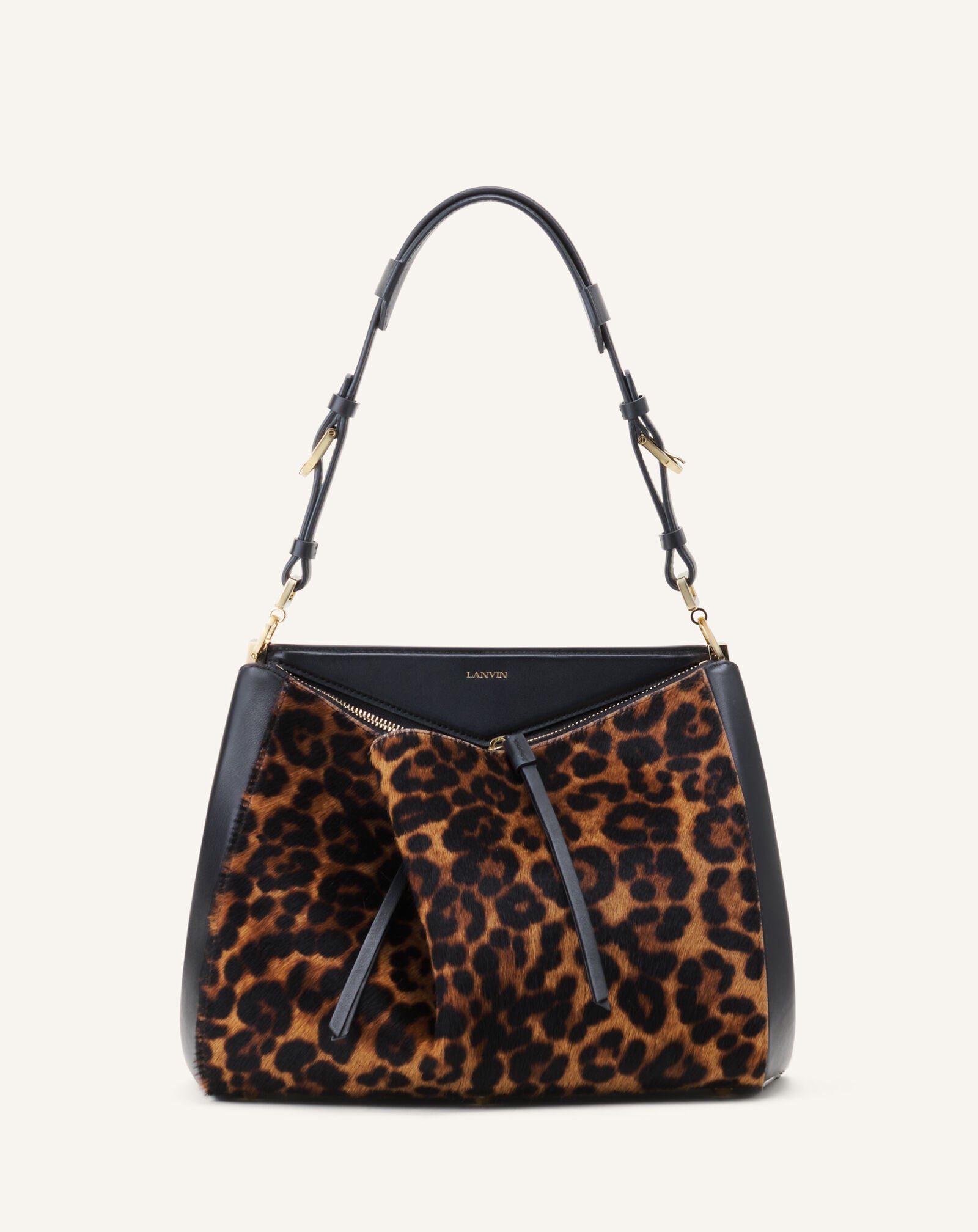 TOP HANDLE ZIPPED PM Lanvin TOP HANDLE ZIPPED PM Leopard LWBGLCPMPOLEH26