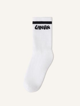 LANVIN COTTON SOCKS Lanvin LANVIN COTTON SOCKS White AMSABSK2C2SIP26