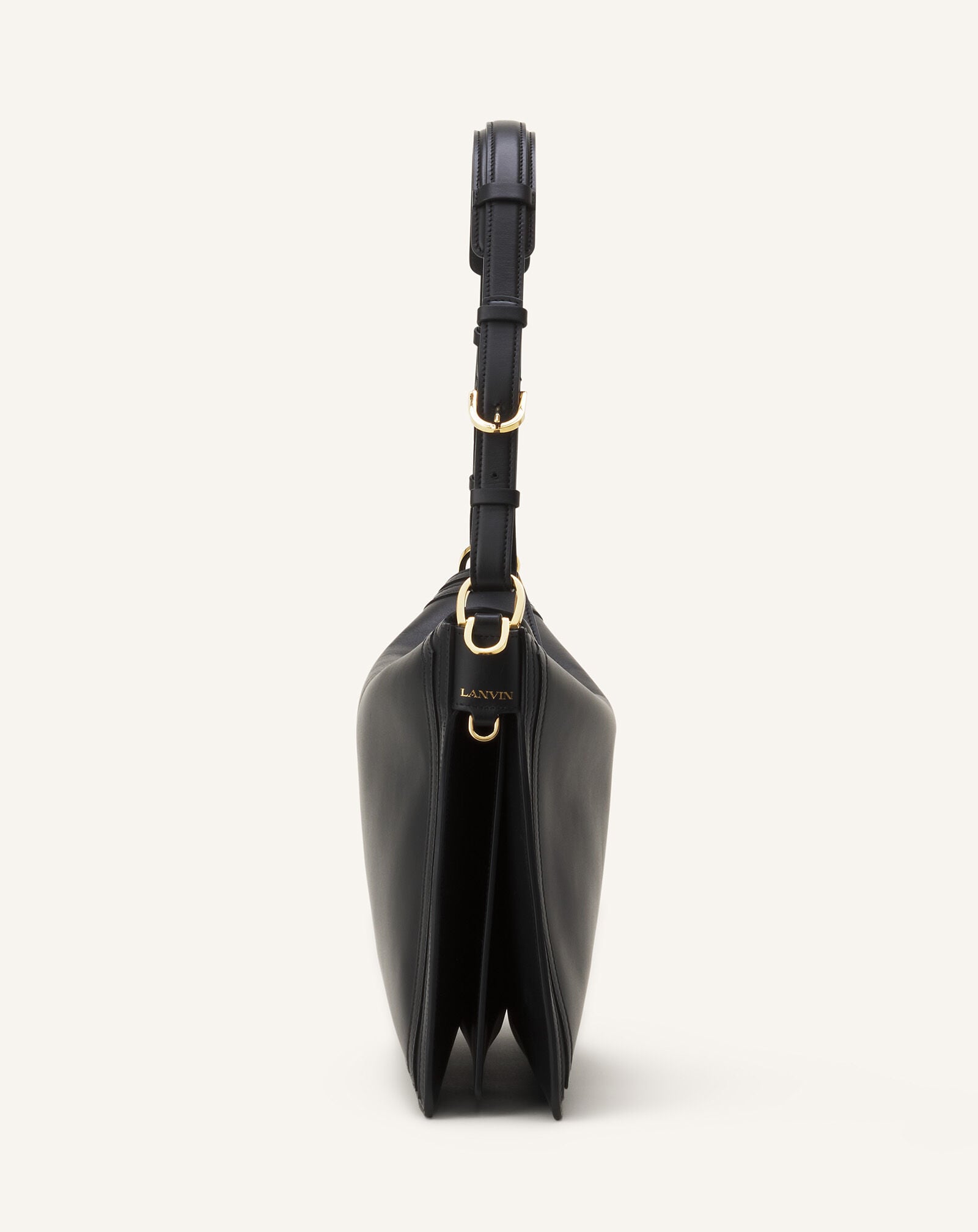 BORSA COMPAGNON IN PELLE Lanvin BORSA COMPAGNON IN PELLE Nero LWBGLRMMSMLEH25