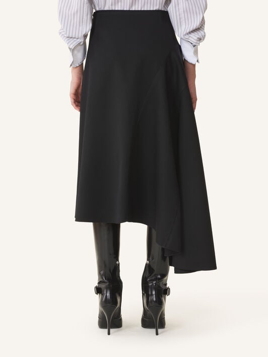 ASYMMETRICAL SKIRT Lanvin ASYMMETRICAL SKIRT Black RWST00514885H26