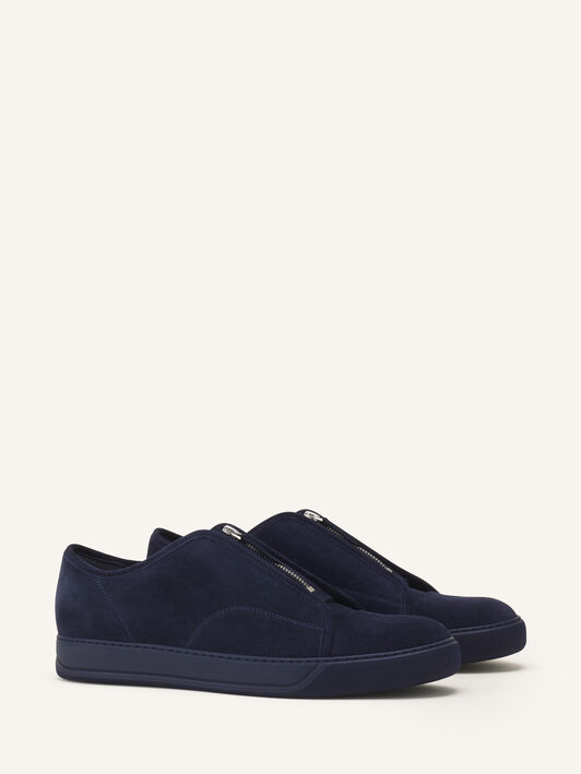 SNEAKERS DBB1 ZIP EN SUEDE Lanvin SNEAKERS DBB1 ZIP EN SUEDE Bleu Marine FMSKDBB5ZPSUE26