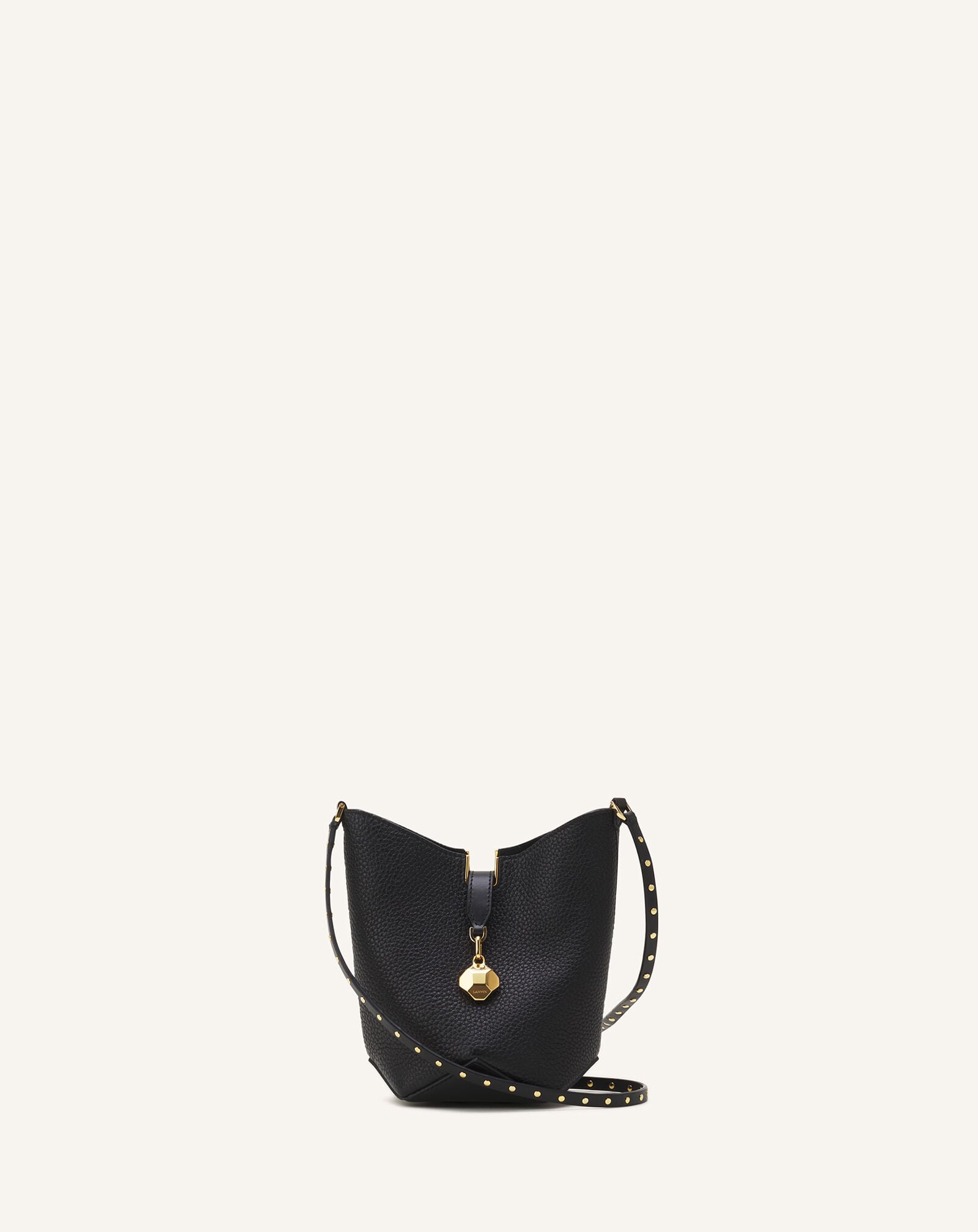BORSA SECCHIELLO NANO CATCH BY LANVIN IN PELLE Lanvin BORSA SECCHIELLO NANO CATCH BY LANVIN IN PELLE Nero LWBGLQPMGRCAH25