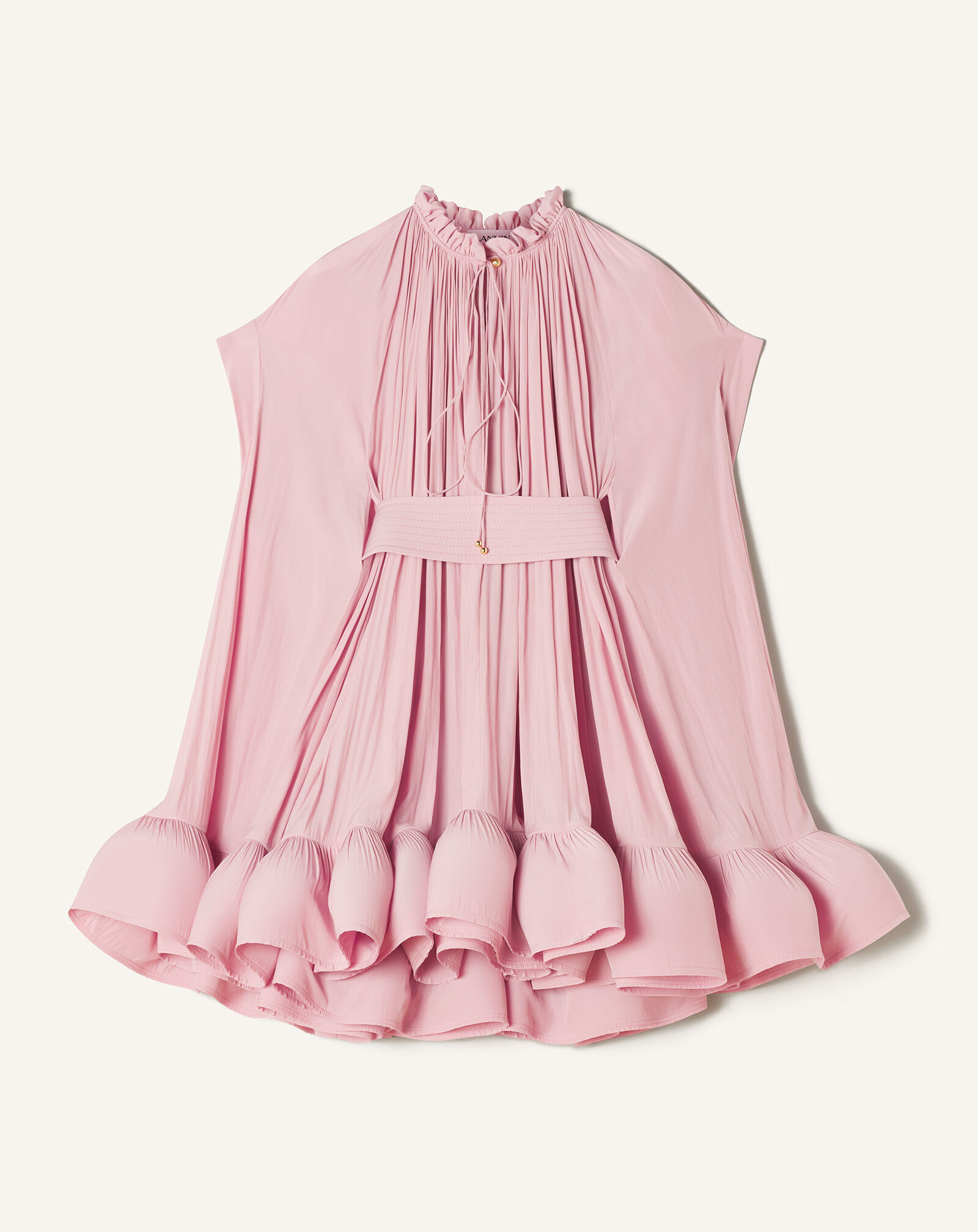 KURZES KLEID AUS CHARMEUSE Lanvin KURZES KLEID AUS CHARMEUSE Rosa RWDR209U4778H20