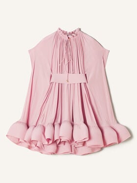 KURZES KLEID AUS CHARMEUSE Lanvin KURZES KLEID AUS CHARMEUSE Rosa RWDR209U4778H20