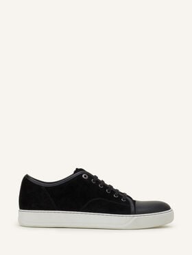 DBB1 SNEAKERS IN LEATHER AND SUEDE Lanvin DBB1 SNEAKERS IN LEATHER AND SUEDE Black FMSKDBB1ANAPP15
