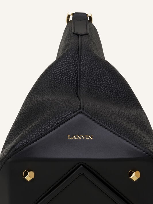 BORSA SECCHIELLO CATCH BY LANVIN IN PELLE A GRANA Lanvin BORSA SECCHIELLO CATCH BY LANVIN IN PELLE A GRANA Nero LWBGLQMMGRCAH25