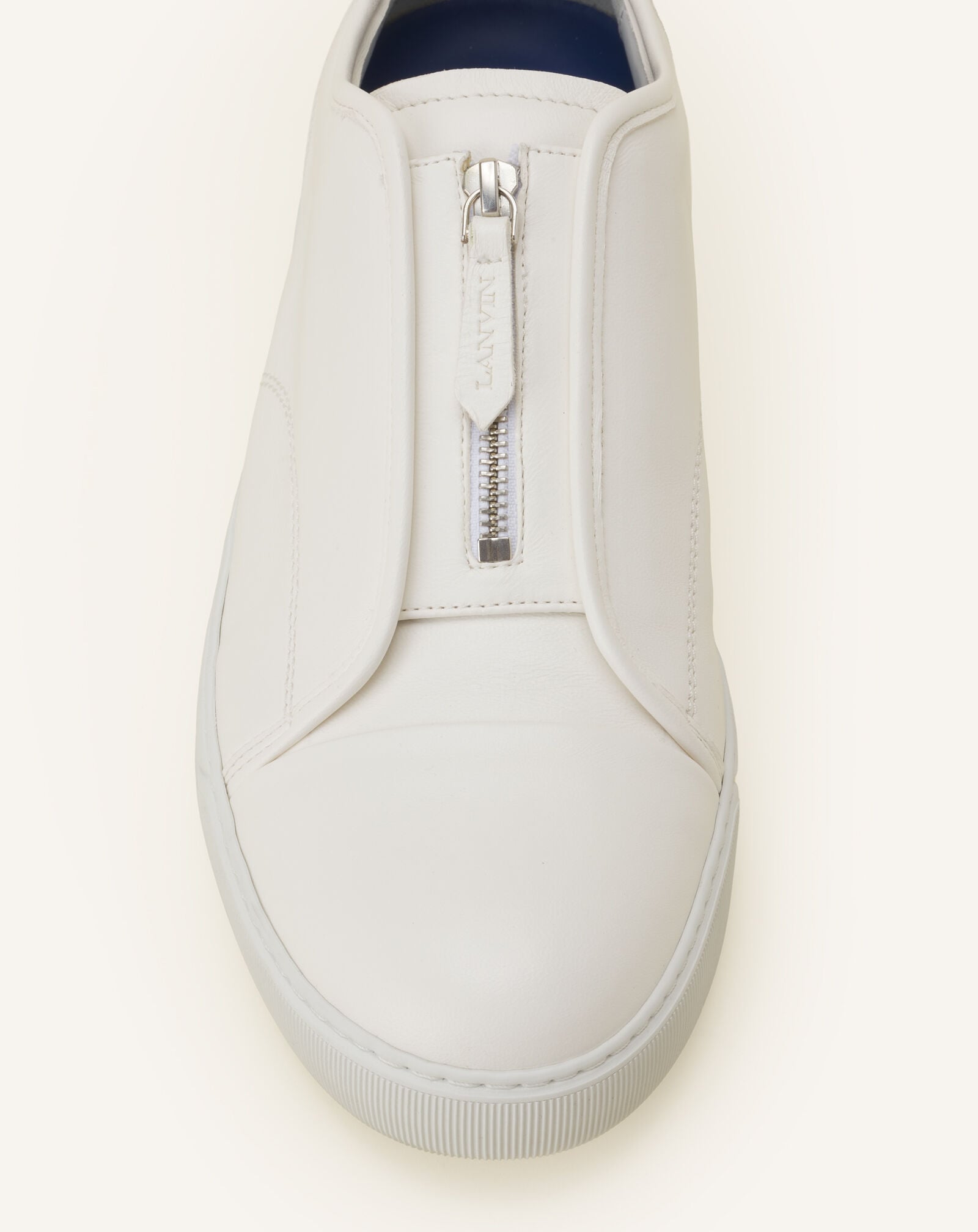 SNEAKERS DBB1 ZIP EN CUIR Lanvin SNEAKERS DBB1 ZIP EN CUIR Blanc FMSKDBB5ZPLEA26