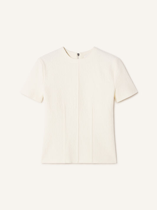Lanvin ROUND NECK T-SHIRT Moon RWTS0065K125A26