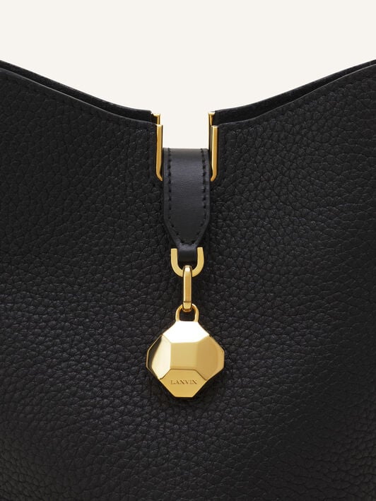 BORSA SECCHIELLO NANO CATCH BY LANVIN IN PELLE Lanvin BORSA SECCHIELLO NANO CATCH BY LANVIN IN PELLE Nero LWBGLQPMGRCAH25