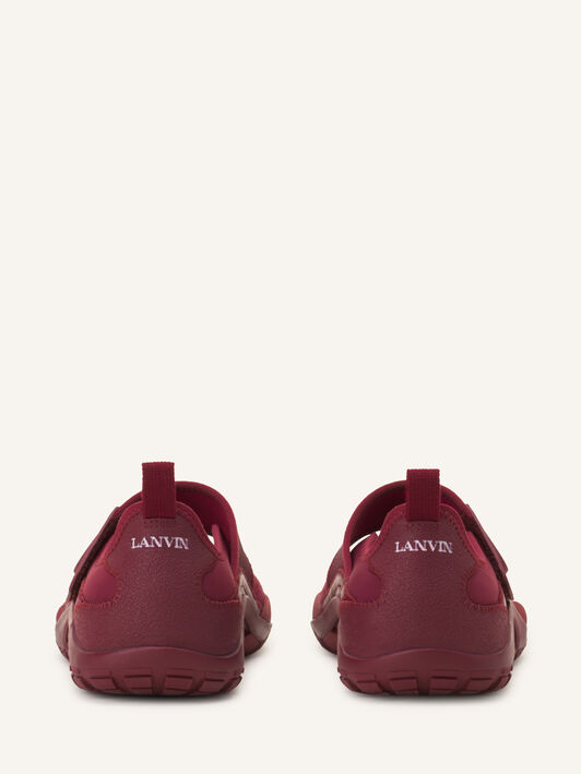 LNV1 BALLERINA SNEAKERS IN SCUBA Lanvin LNV1 BALLERINA SNEAKERS IN SCUBA Burgundy FUSKAK04SCSUH26