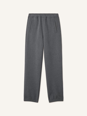 Lanvin PANTALON DE JOGGING RUBAN LANVIN EN COTON ET CACHEMIRE Charbon RMTR0130F013A26