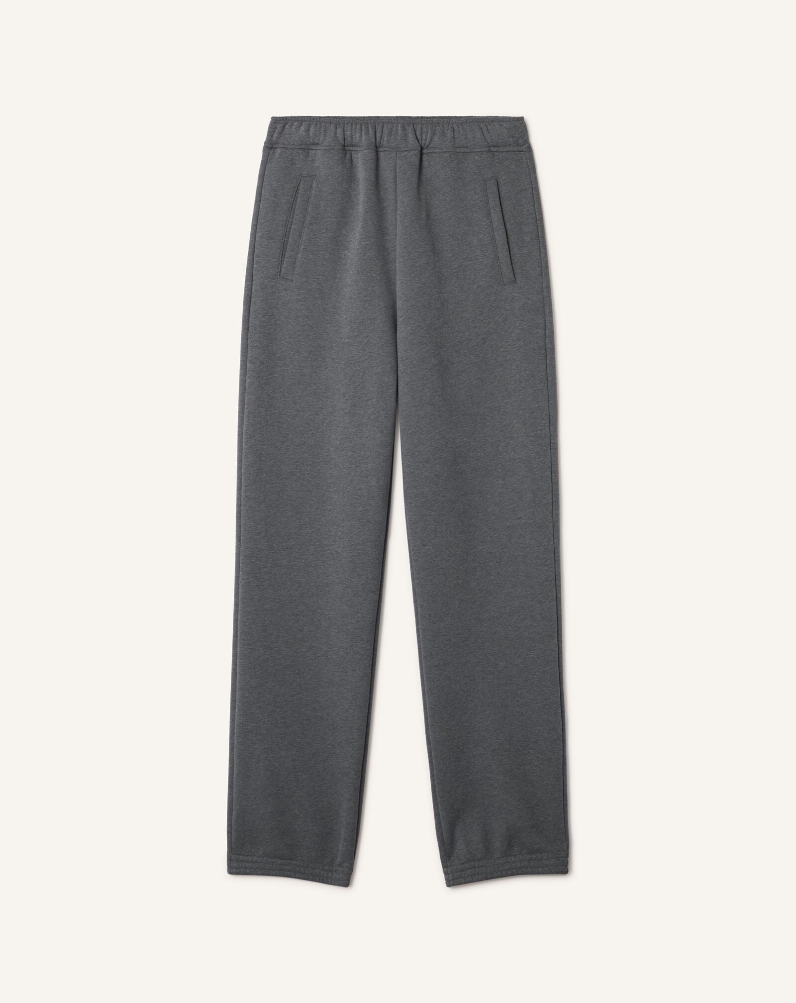 PANTALON DE JOGGING RUBAN LANVIN EN COTON ET CACHEMIRE Lanvin PANTALON DE JOGGING RUBAN LANVIN EN COTON ET CACHEMIRE Charbon RMTR0130F013A26