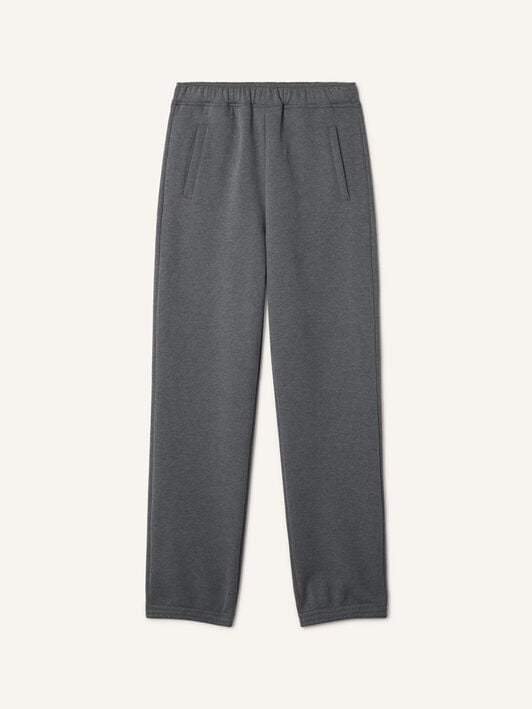 PANTALON DE JOGGING RUBAN LANVIN EN COTON ET CACHEMIRE Lanvin PANTALON DE JOGGING RUBAN LANVIN EN COTON ET CACHEMIRE Charbon RMTR0130F013A26