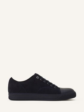 DBB1 SNEAKERS IN LEATHER AND SUEDE Lanvin DBB1 SNEAKERS IN LEATHER AND SUEDE Black Navy FMSKDBB1ANAPP15