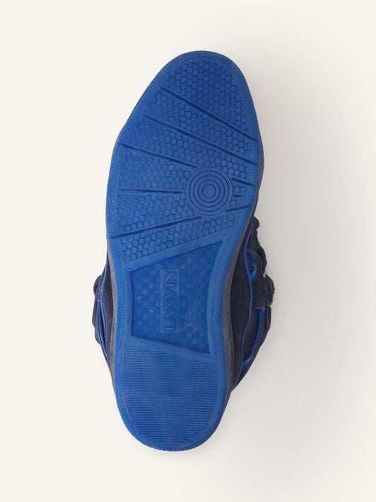 SNEAKER CURB AUS FILZ Lanvin SNEAKER CURB AUS FILZ Marineblau/Hellblau FUSKDK12FELTA26