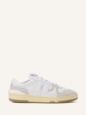 CLAY SNEAKERS IN MESH AND LEATHER Lanvin CLAY SNEAKERS IN MESH AND LEATHER White FUSKDK00NASHP25