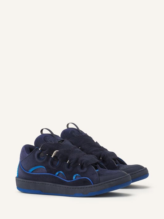 SNEAKER CURB AUS FILZ Lanvin SNEAKER CURB AUS FILZ Marineblau/Hellblau FUSKDK12FELTA26