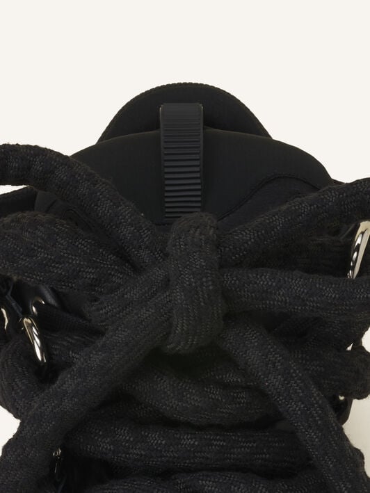 SNEAKERS CURB EFFET SERPENT EN CUIR Lanvin SNEAKERS CURB EFFET SERPENT EN CUIR Noir FUSKDK12ECSKA26
