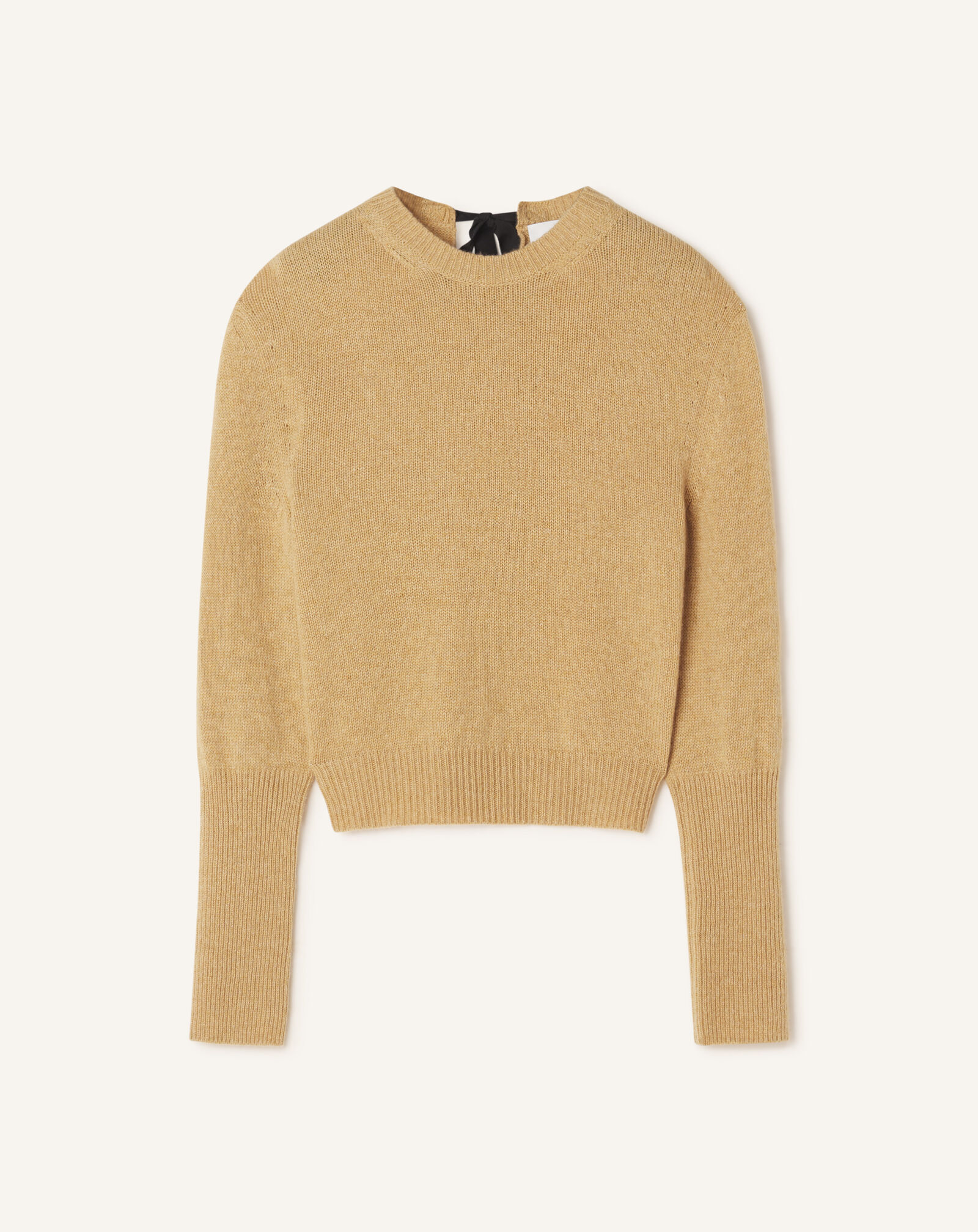 Lanvin GROS-GRAIN KNOT DETAIL JUMPER Cappuccino RWPO0016K113A26