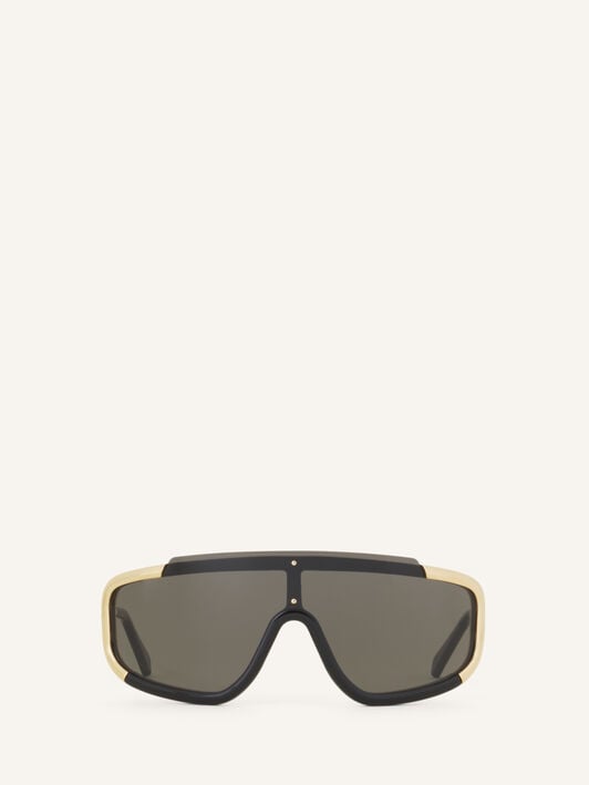 MASK METAL AND ACETATE NOVA Lanvin MASK METAL AND ACETATE NOVA Gold/Black AWEYTSU2ACMLH26