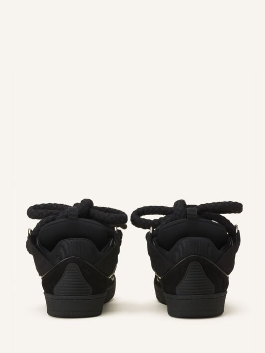 SNEAKERS CURB SNAKE EN CUIR Lanvin SNEAKERS CURB SNAKE EN CUIR Noir FUSKDK12ECSKA26