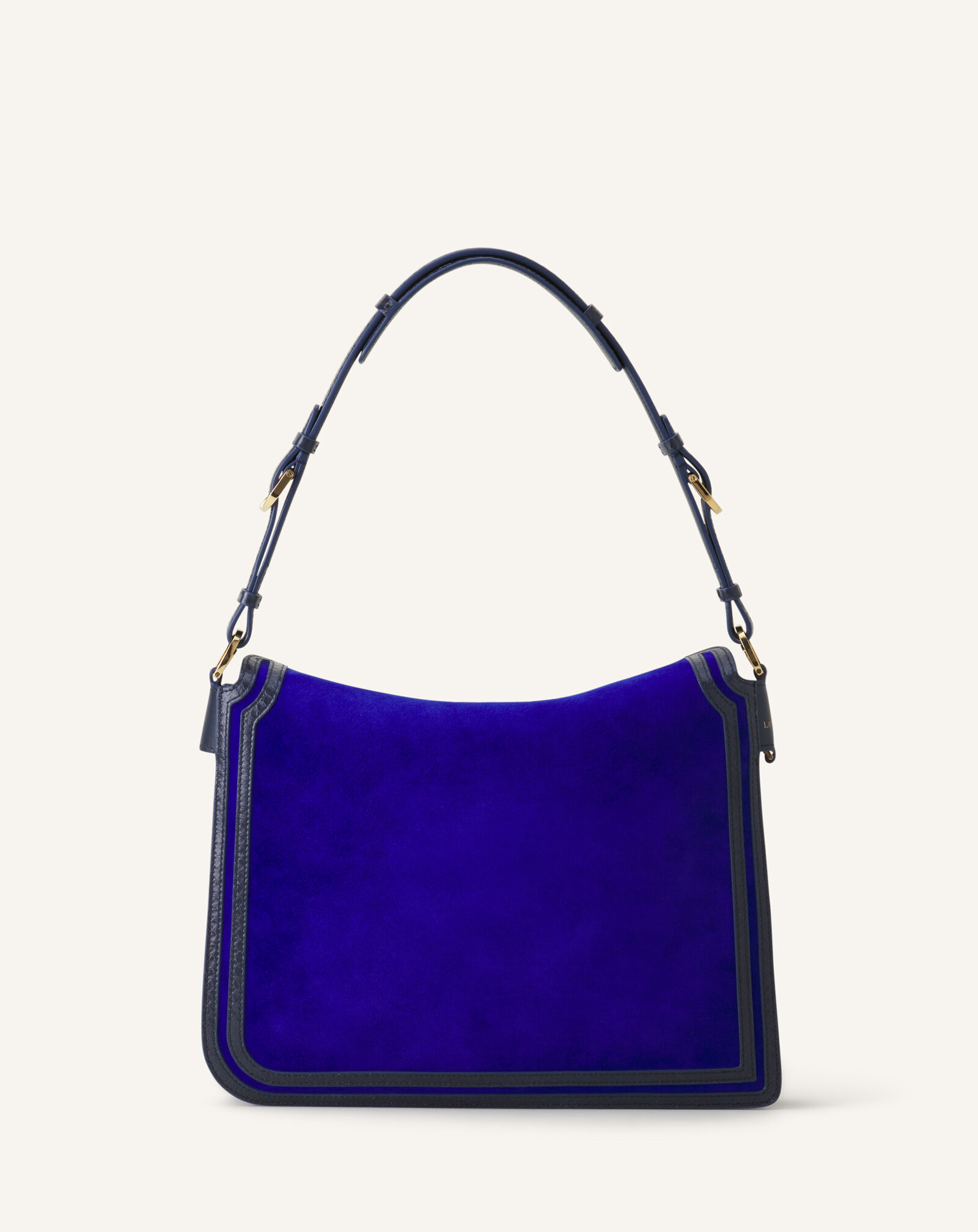 BORSA COMPAGNON IN CAMOSCIO Lanvin BORSA COMPAGNON IN CAMOSCIO Blu Elettrico/Blu Scuro LWBGLRMMNUAYP26